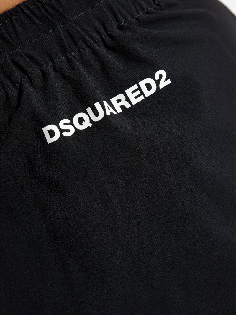 DSQUARED2 logo-print shorts outlook