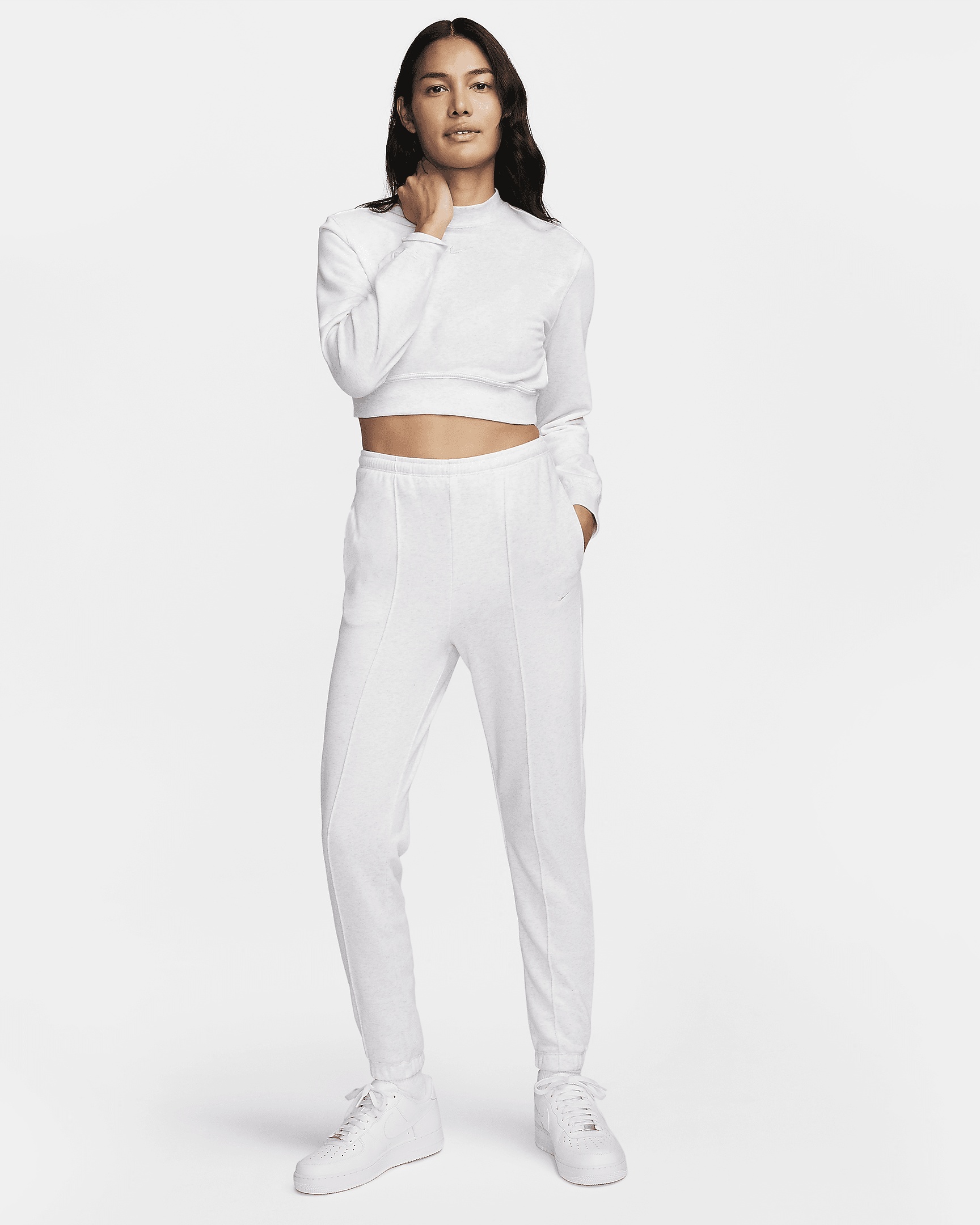 Women's Nike Sportswear Chill Terry Slim High-Waisted French Terry Sweatpants - 9