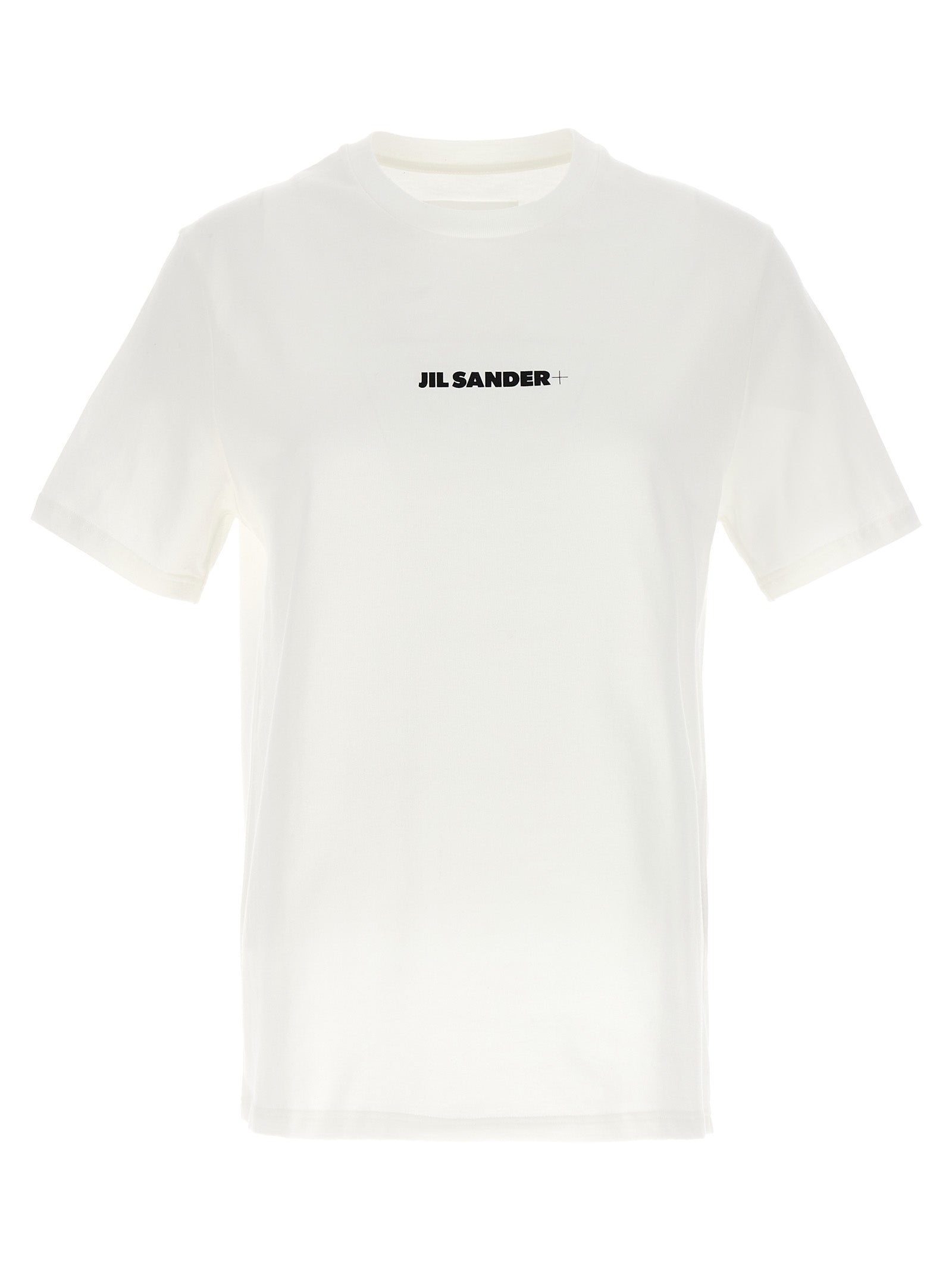 Logo Print T-Shirt White/Black - 1