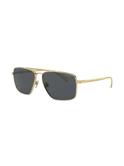 VERSACE square tinted sunglasses outlook