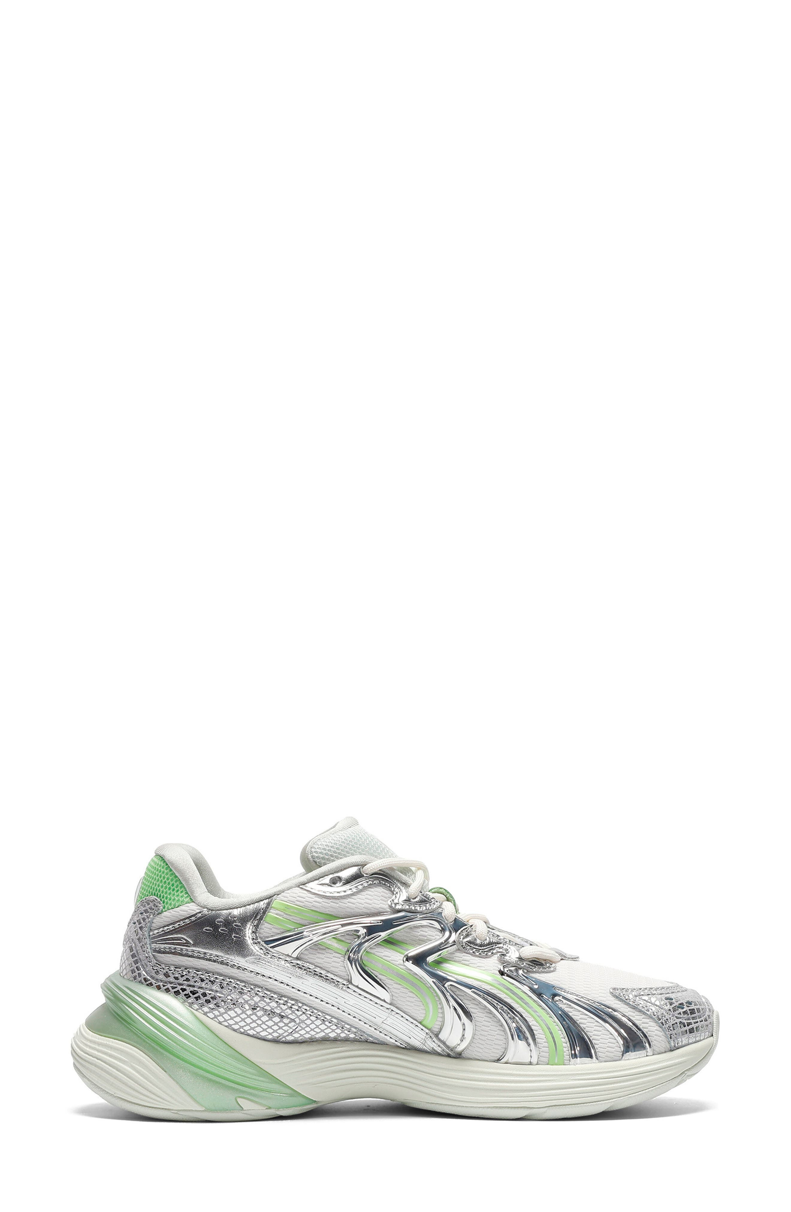 PUMA Inverse Light Beam Sneaker in Warm White/Spring Fern/Sage at Nordstrom - 3