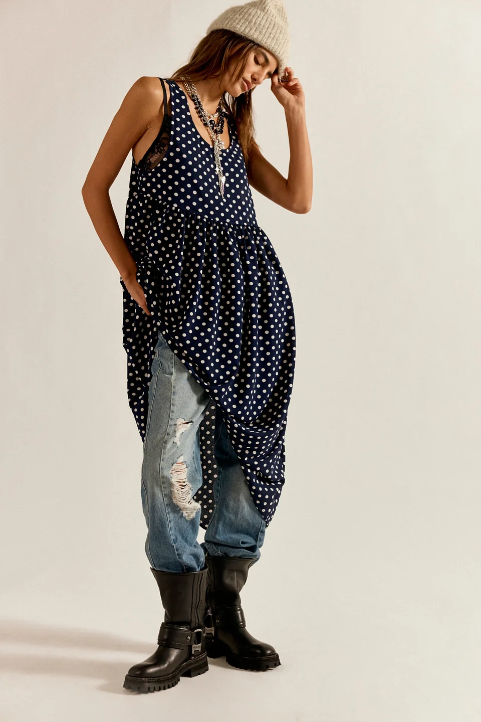 Polka Dot Dress - 1