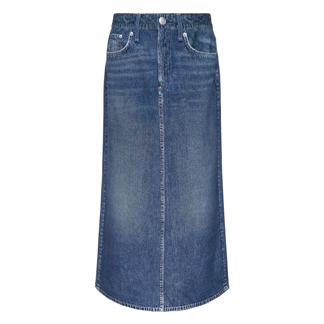 Miramar Denim Midi Skirt - 1