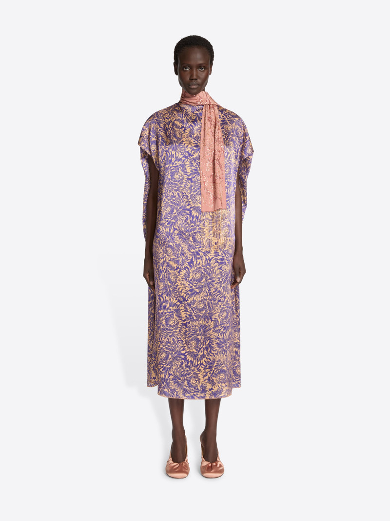 Dries Van Noten PRINTED SILK DRESS outlook
