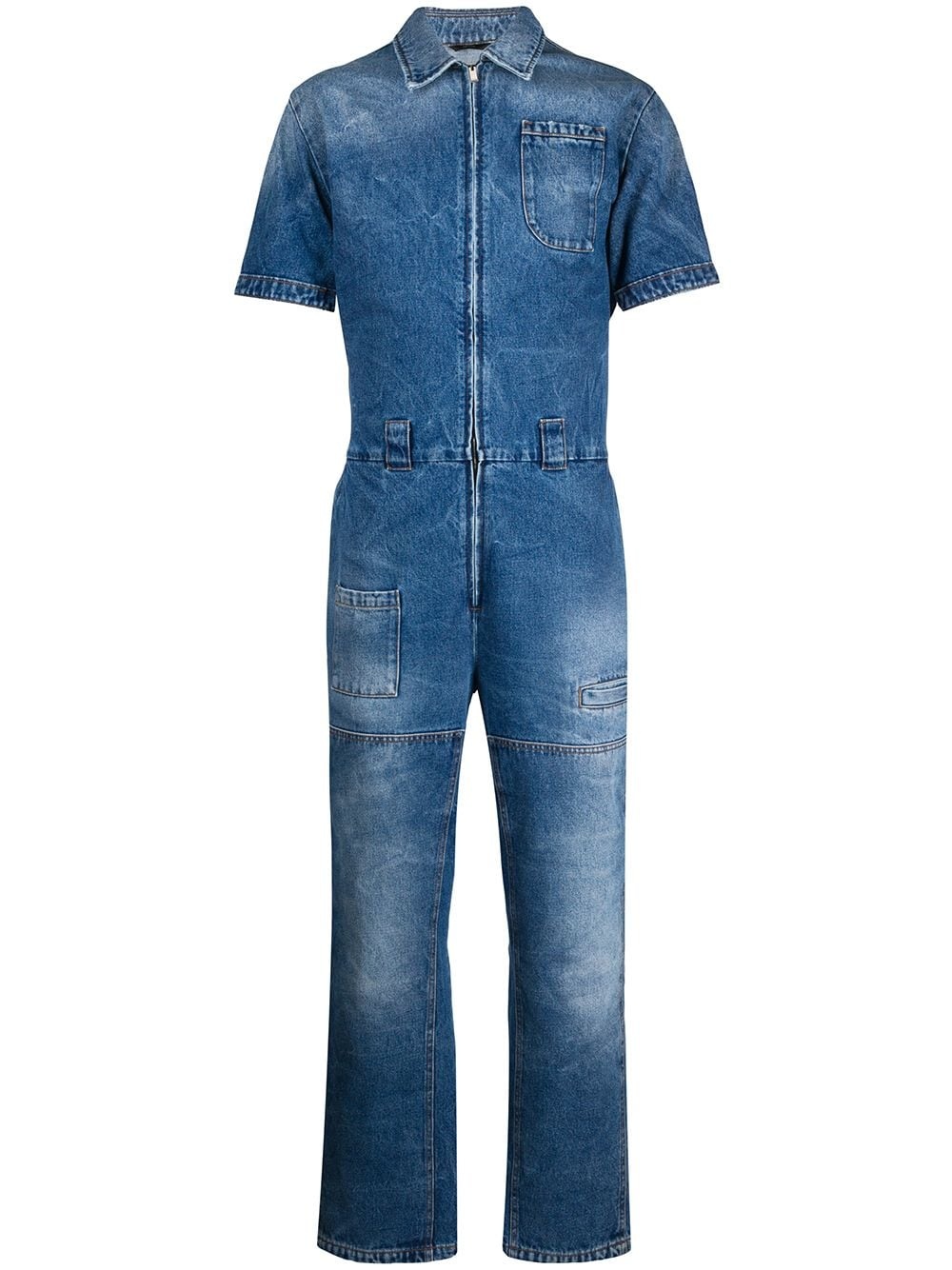 workwear denim overall - 1