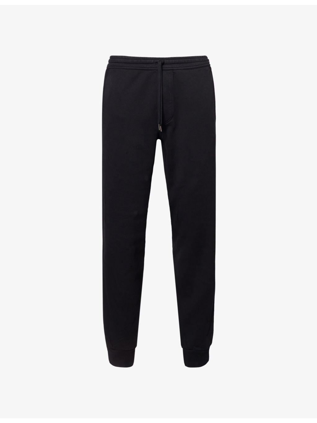 Tapered-Leg Cotton-Jersey Jogging Bottoms - 1