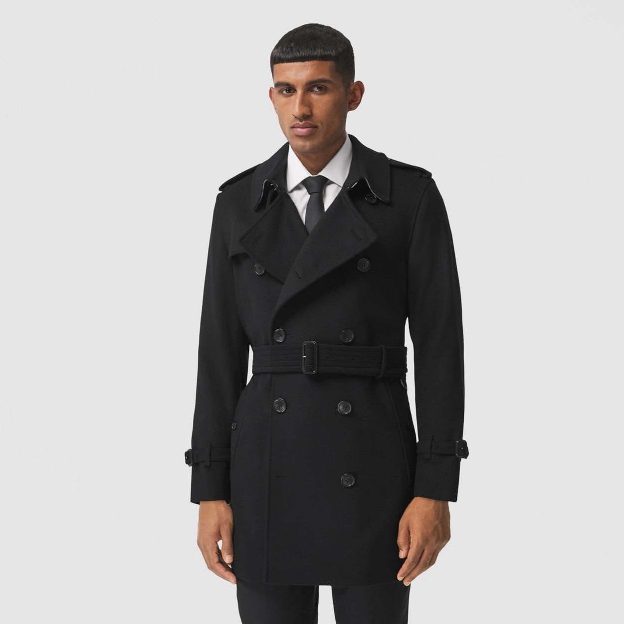 Wool Cashmere Trench Coat - 7