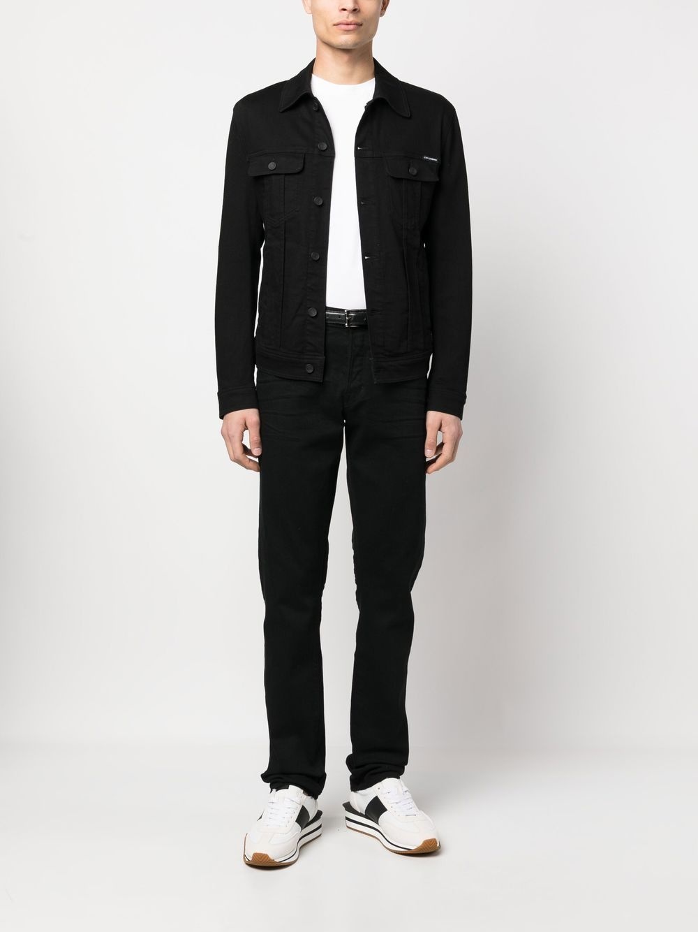 mid -rise slim-fit jeans - 2
