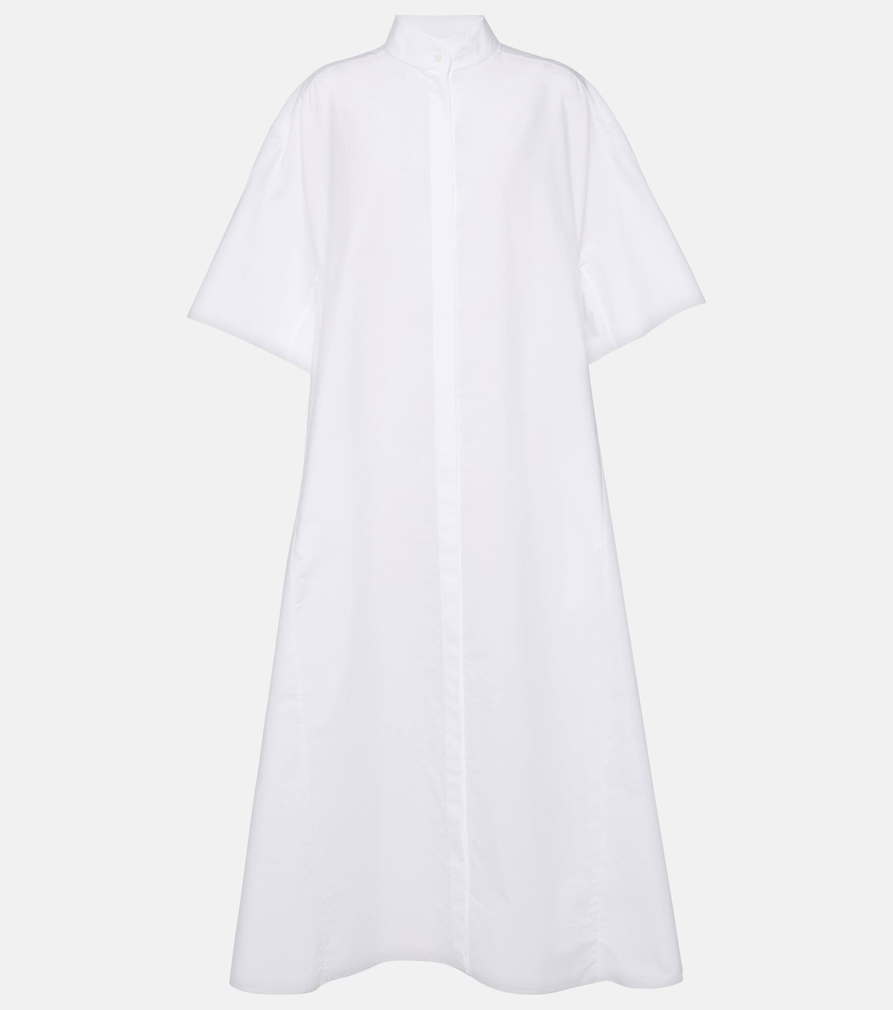 The Row Bredel oversized cotton poplin shirt dress