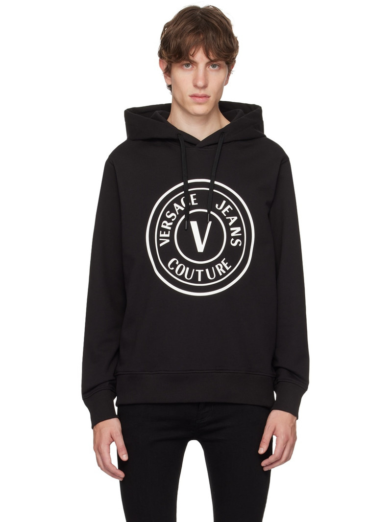 Black V-Emblem Sweatshirt - 1