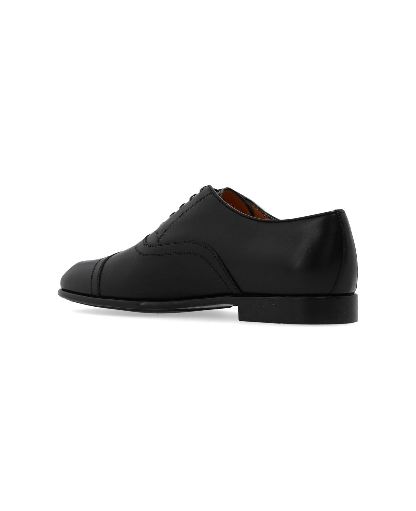 Toe Cap Oxford Shoes - 3