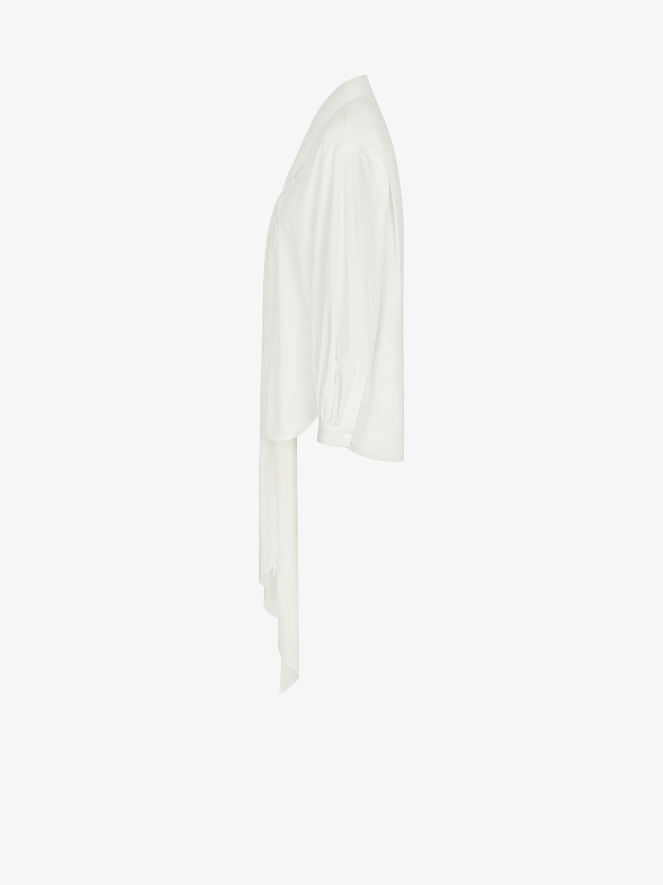 GIVENCHY chain shirt with scarf collar - 2