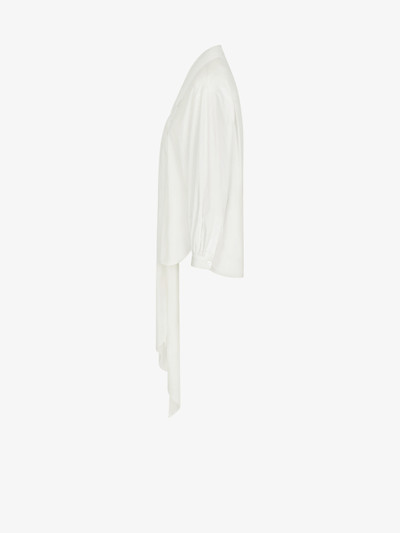 Givenchy GIVENCHY chain shirt with scarf collar outlook