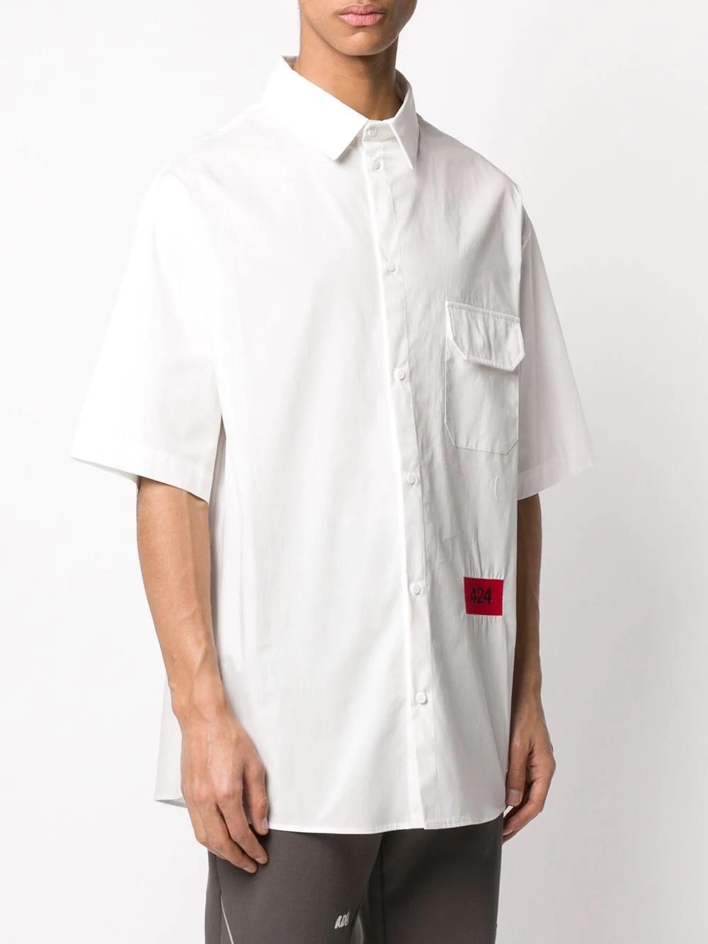 button down flap pocket shirt - 3