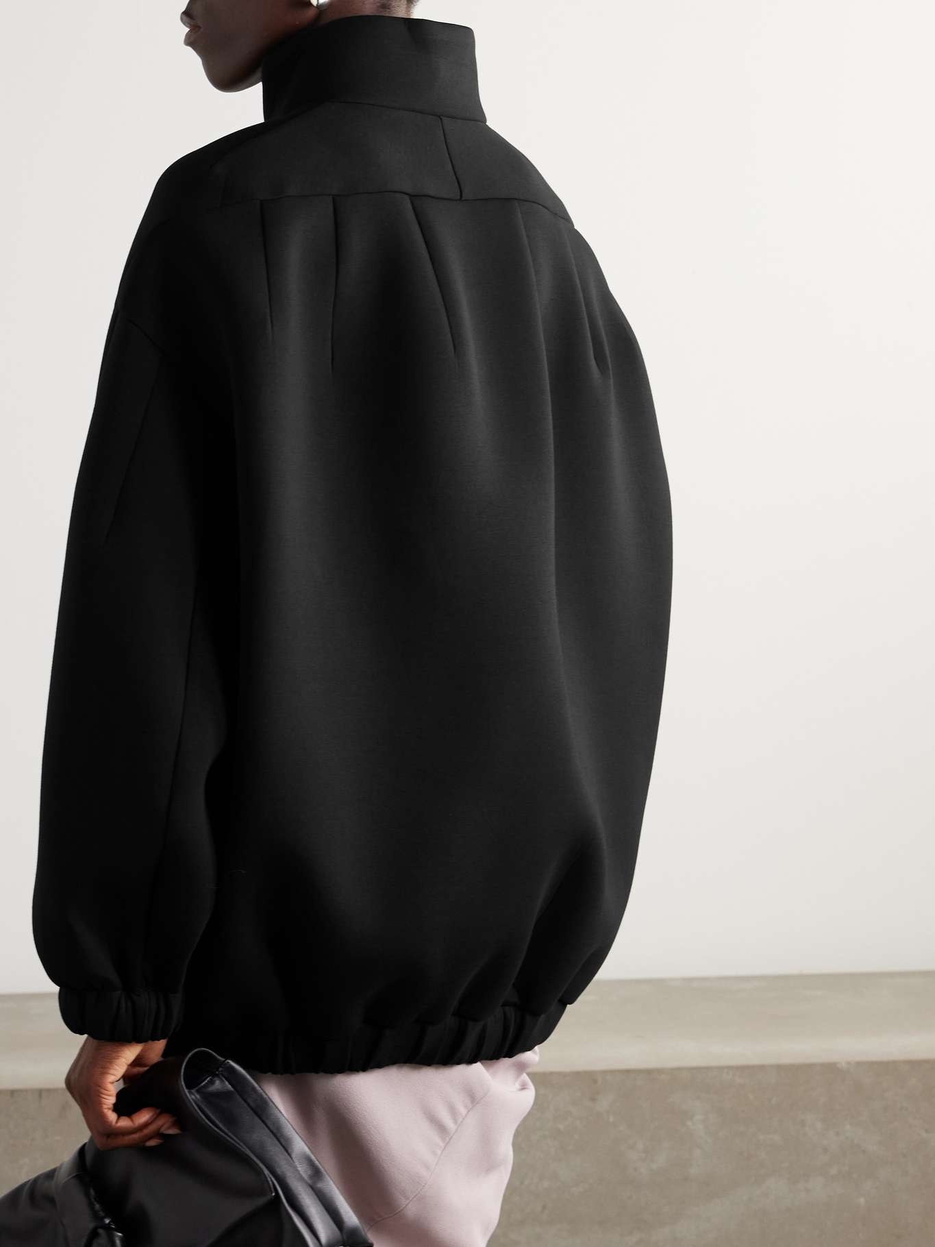 Oversized cotton-blend jersey turtleneck sweatshirt - 3