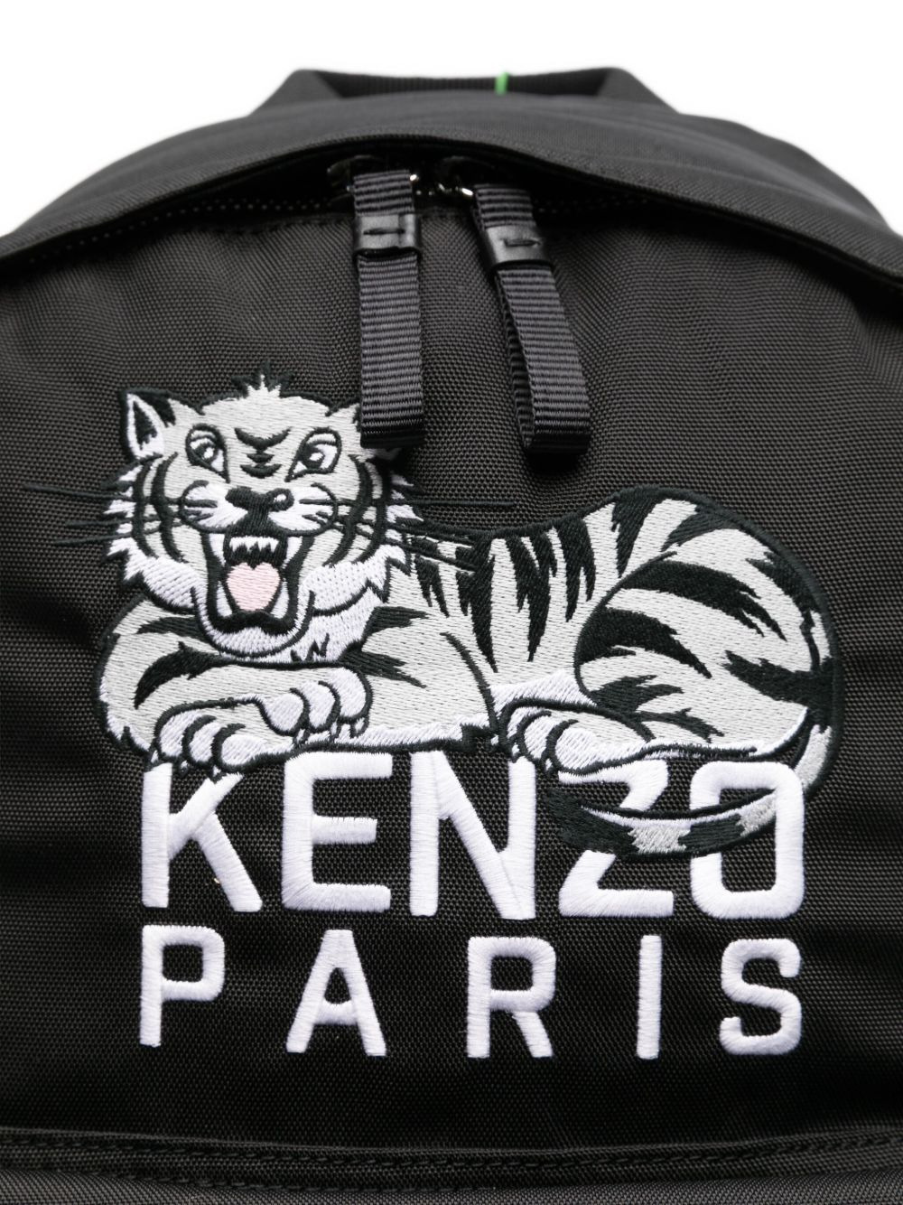 logo-embroidered backpack - 4