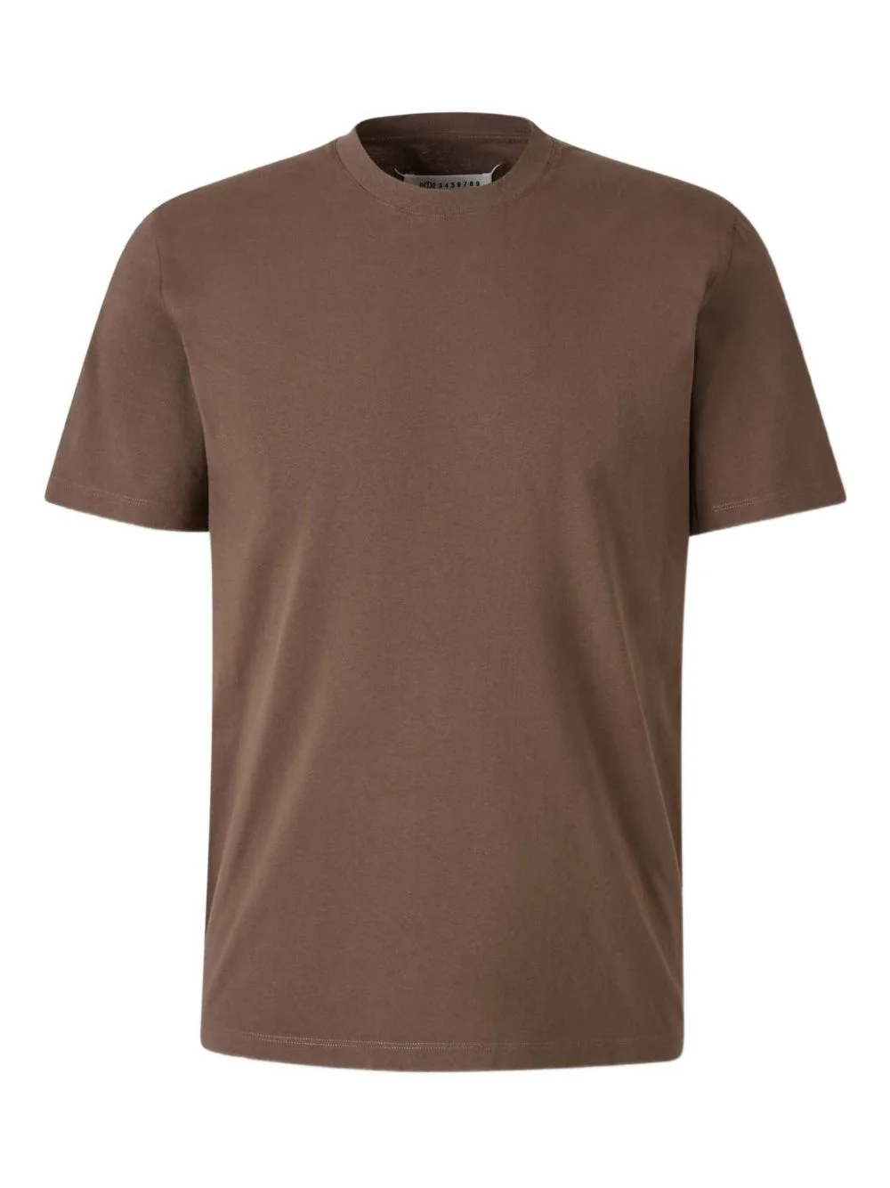 round neck ribbed T-shirt set - 1