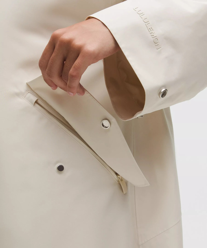 Oversized Cocoon Rain Coat 3