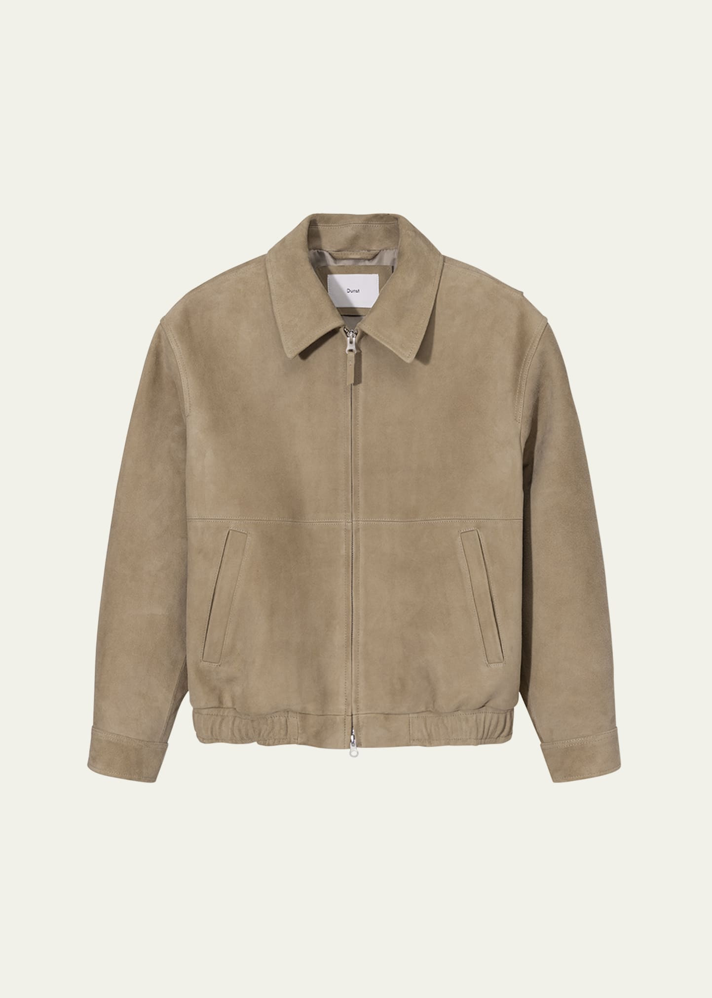 Unisex Suede Bomber Jacket - 1