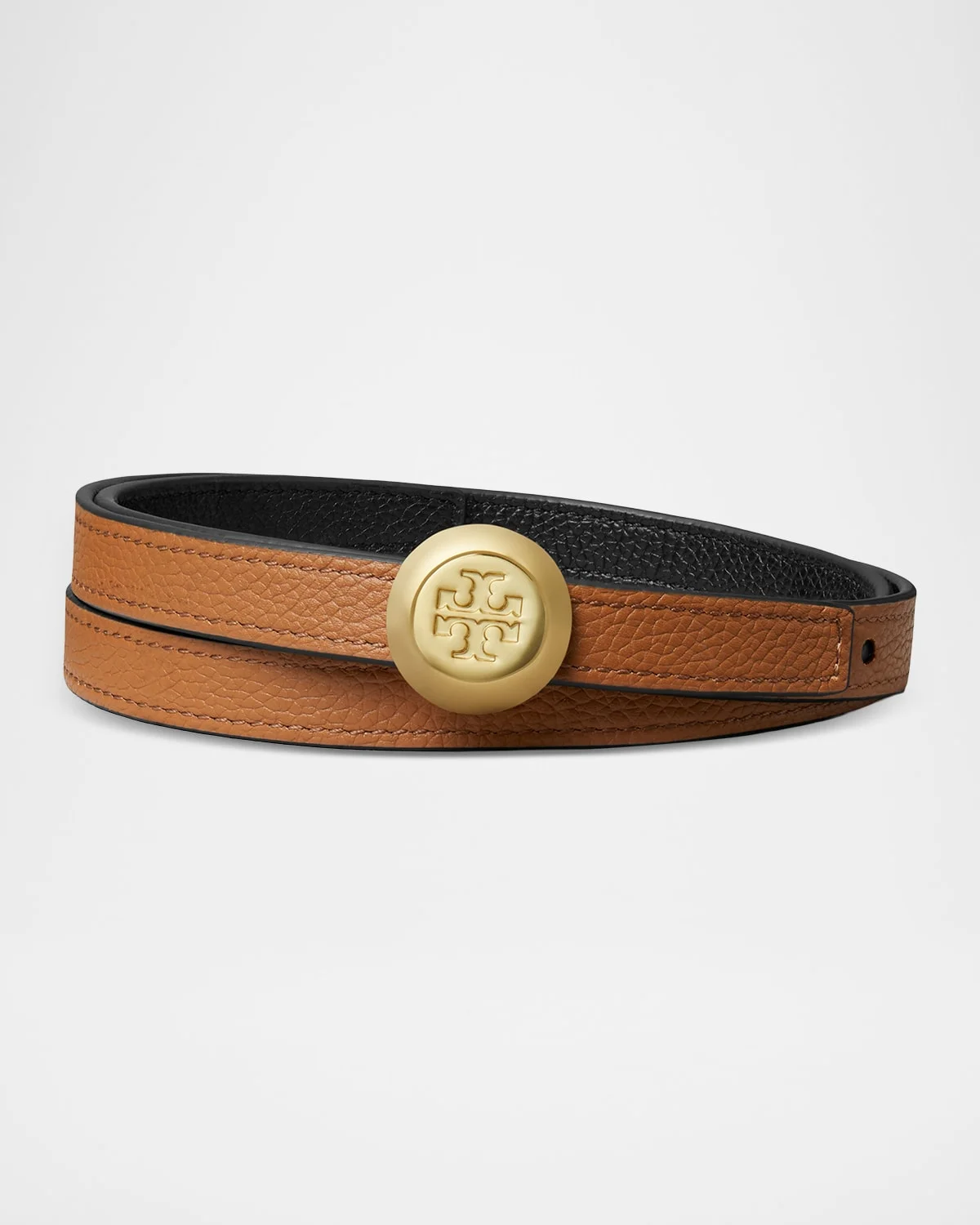 Romy Reversible Leather Belt - 1