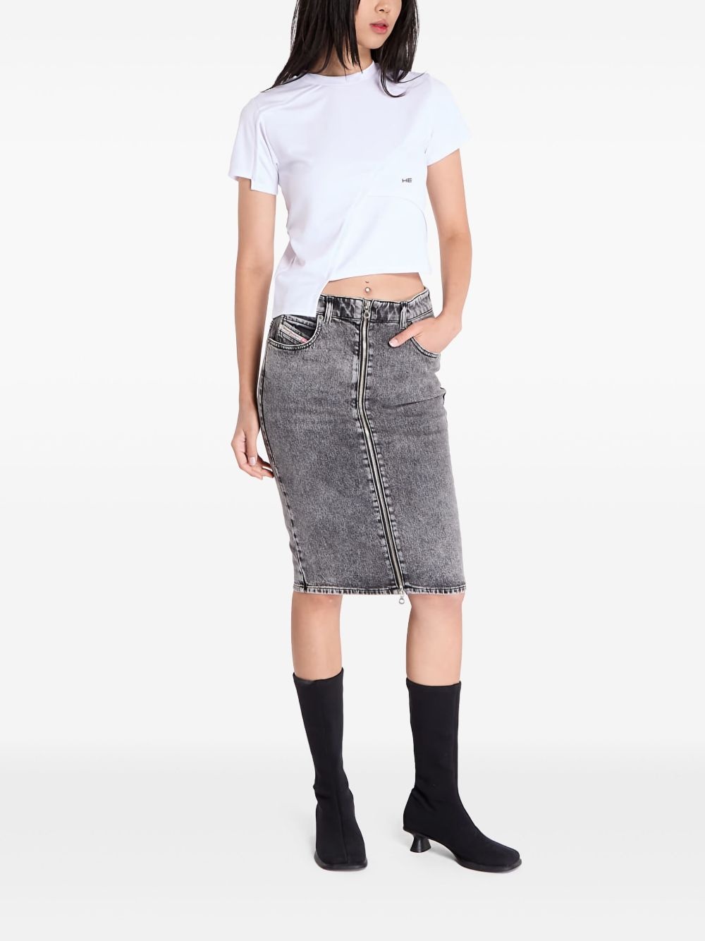cropped T-shirt - 2