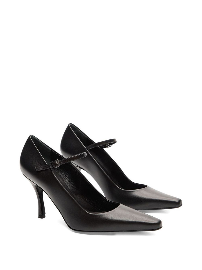 Loulou de Saison 85mm Carey pointed-toe heeled pumps outlook