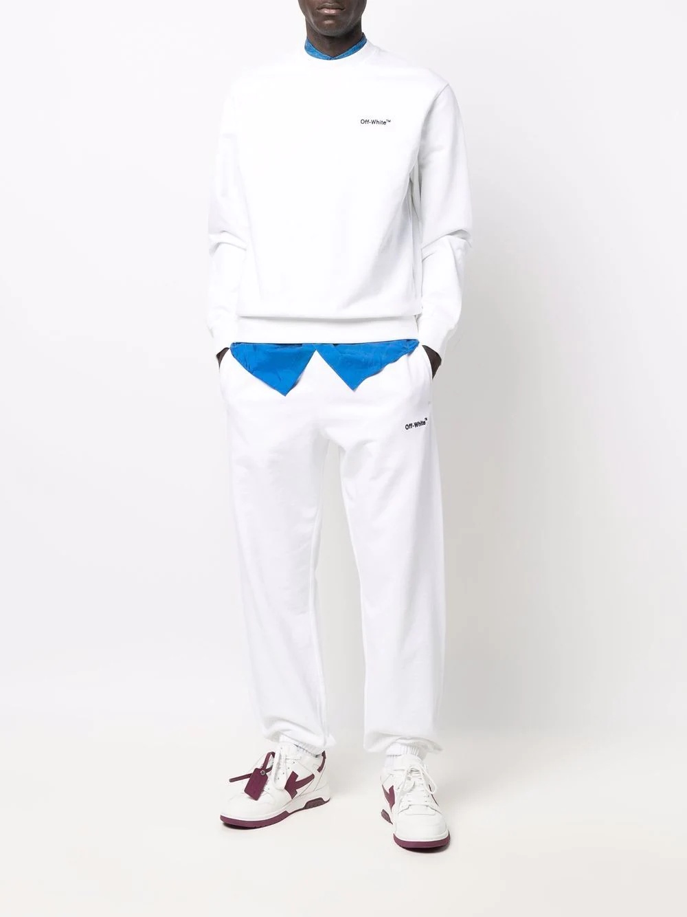 Helvetica logo-print track pants - 2