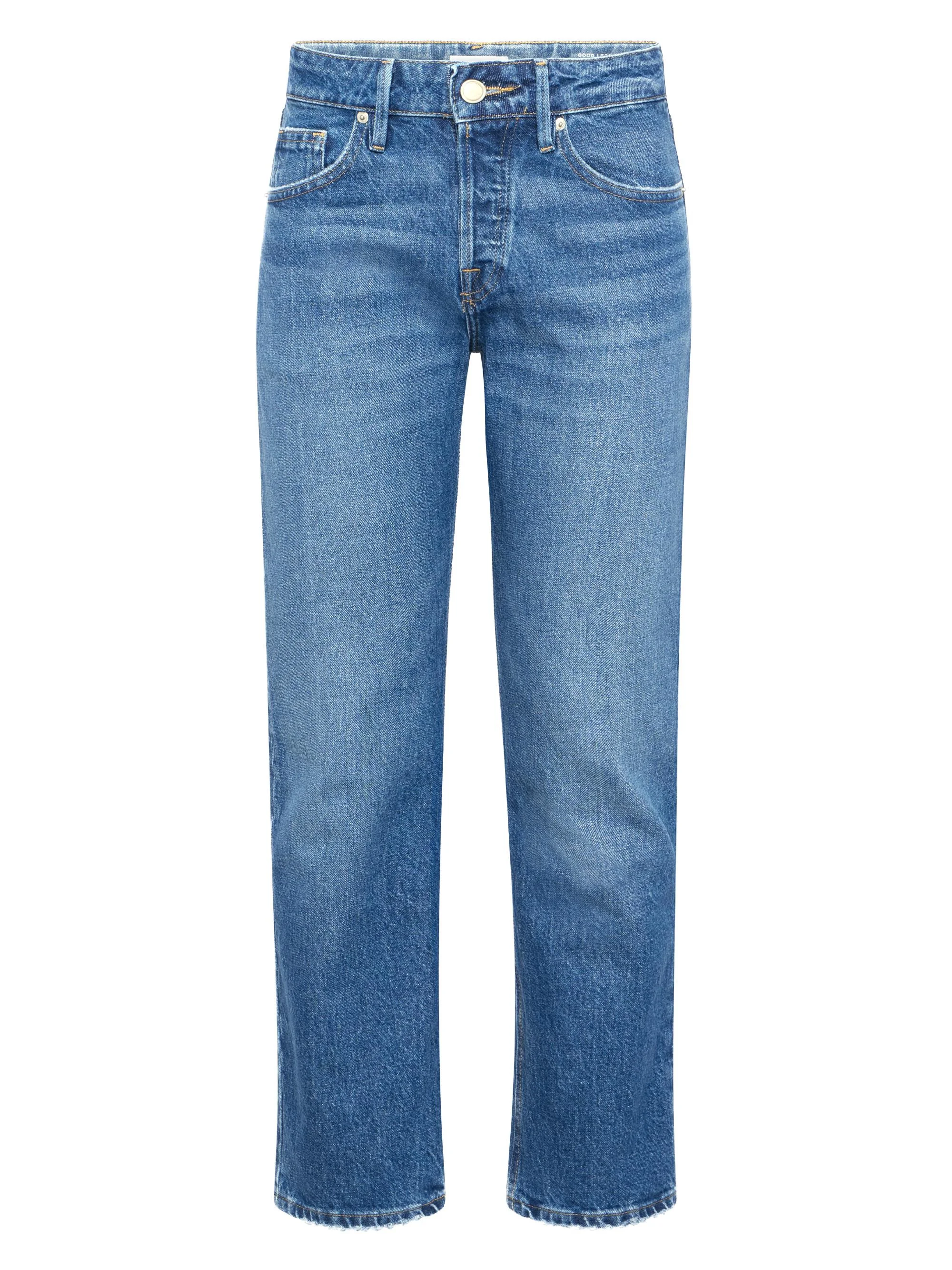 Women's Straight-Leg Ankle-Length Jeans - Indigo - 1