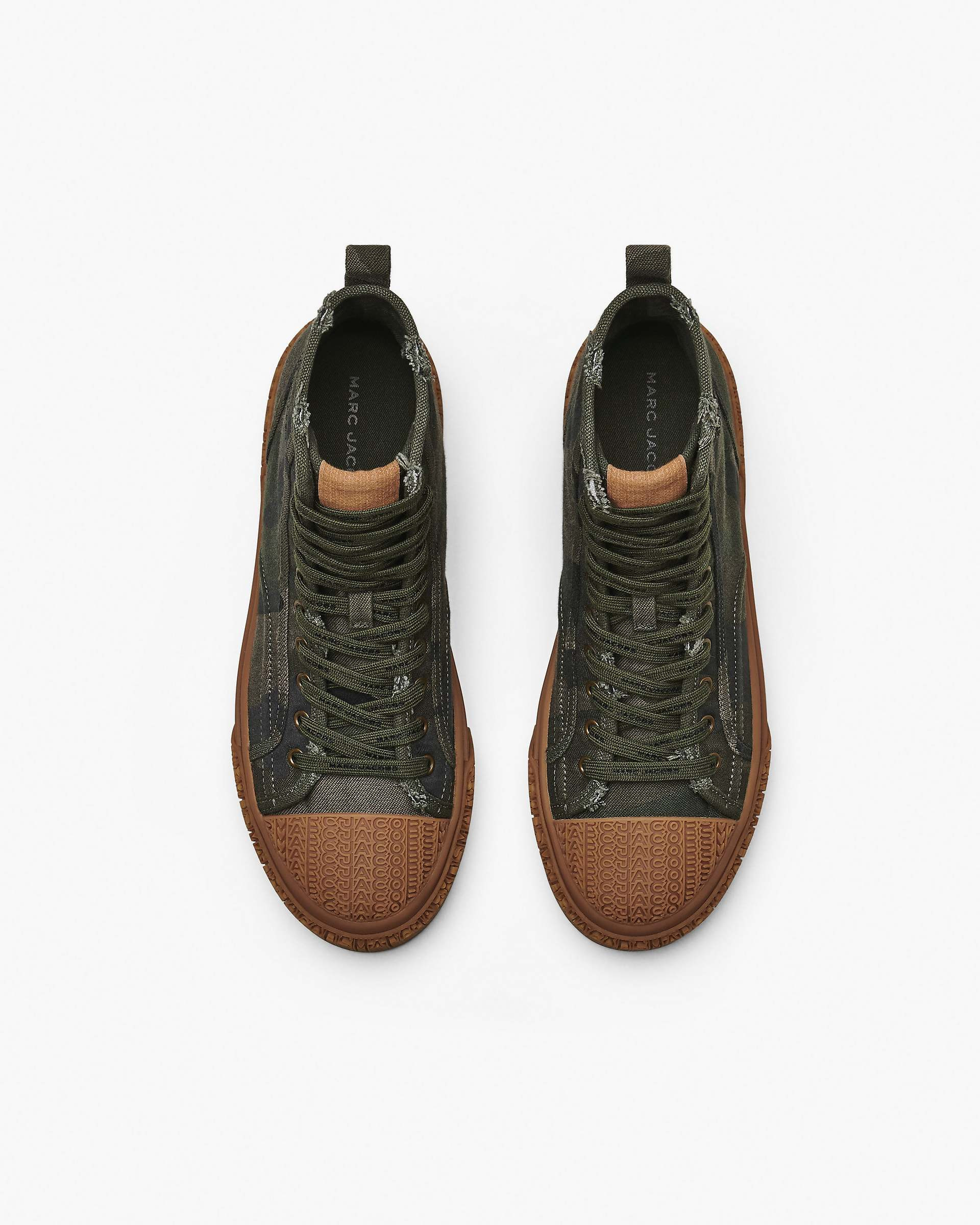 maco♡♡♡ Marc Jacobs THE CAMO JACQUARD HIGH TOP SNEAKER | REVERSIBLE