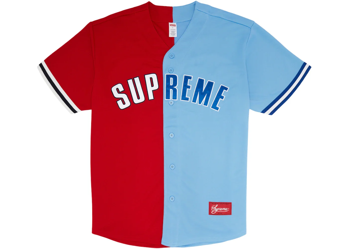 Supreme Don't Hate Baseball Jersey Red - 1