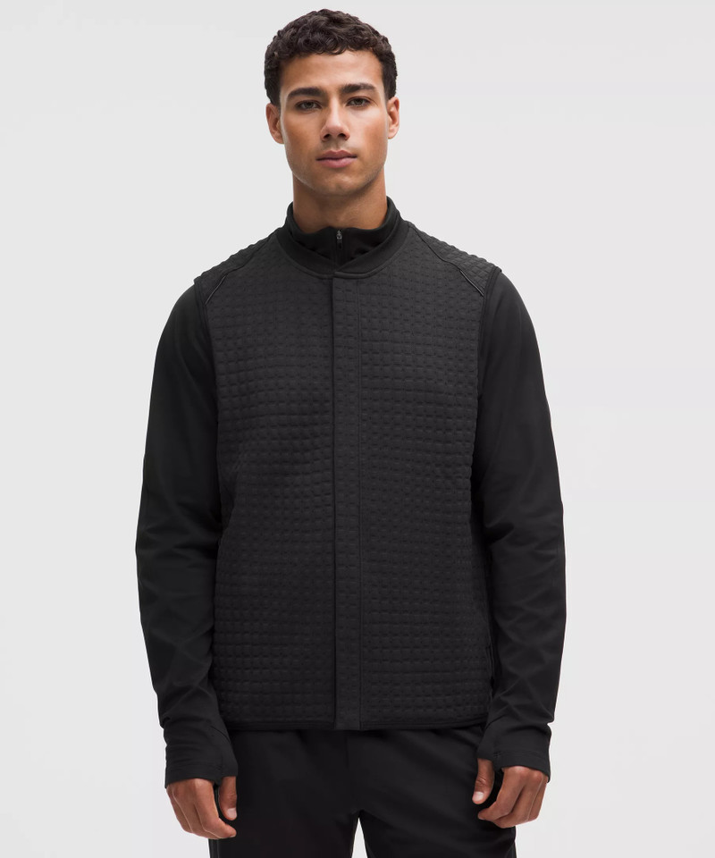 3D Waffle-Knit Jacquard Vest 1