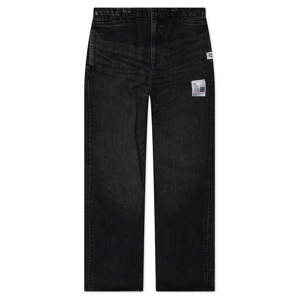 WAIST EASY JEANS - BLACK - 1
