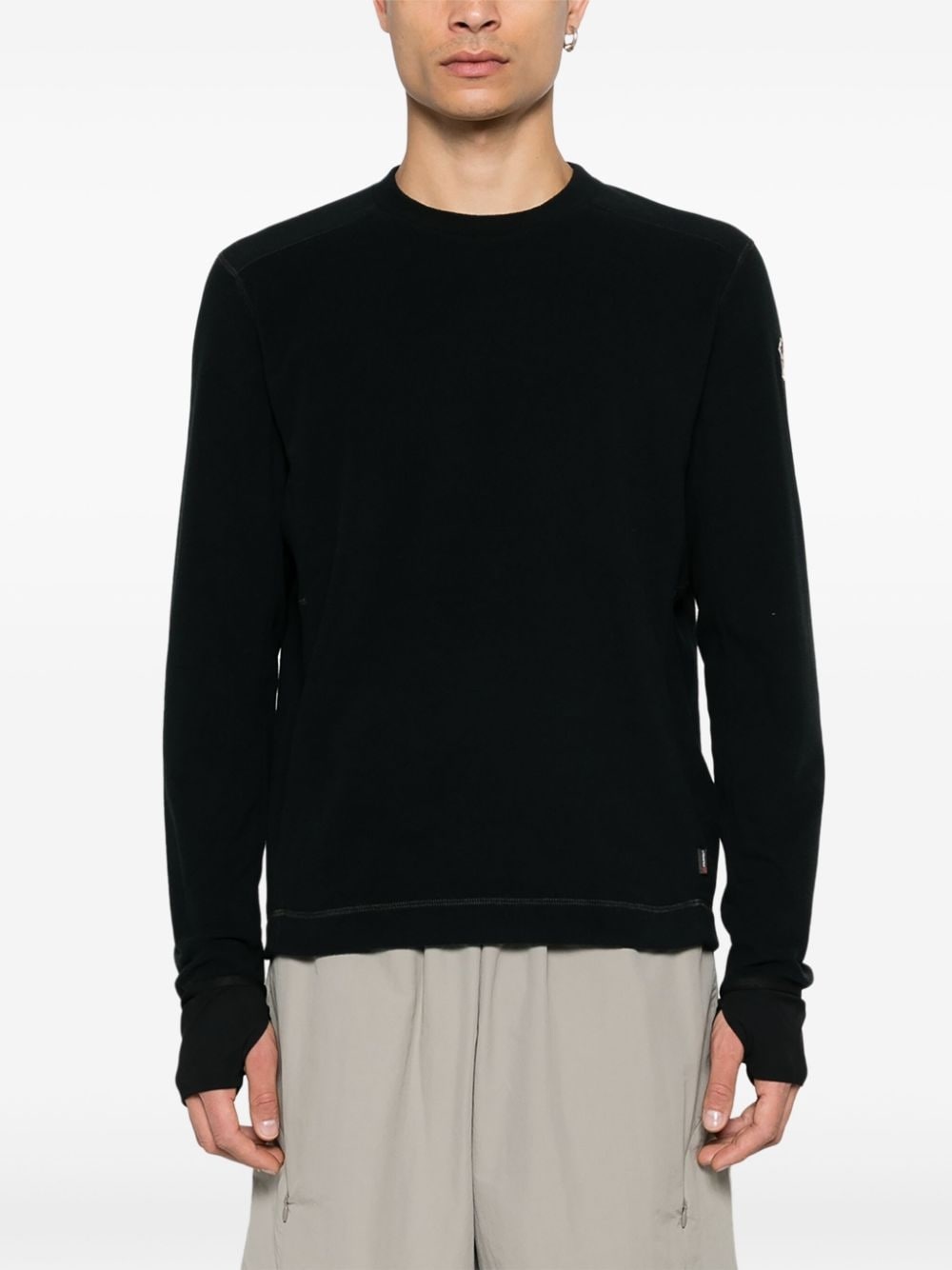logo-patch performance sweatshirt - 3