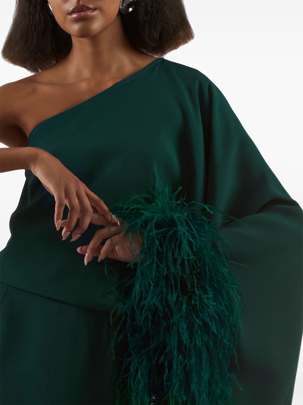 Feathered Eternity maxi dress - 4
