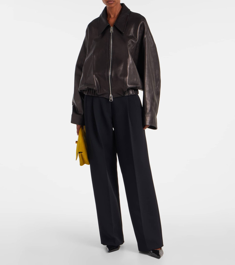 KHAITE August high-rise wide-leg pants outlook