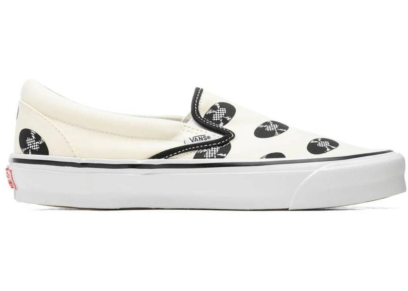 Vans OG Classic Slip-On Wacko Maria White Records - 1