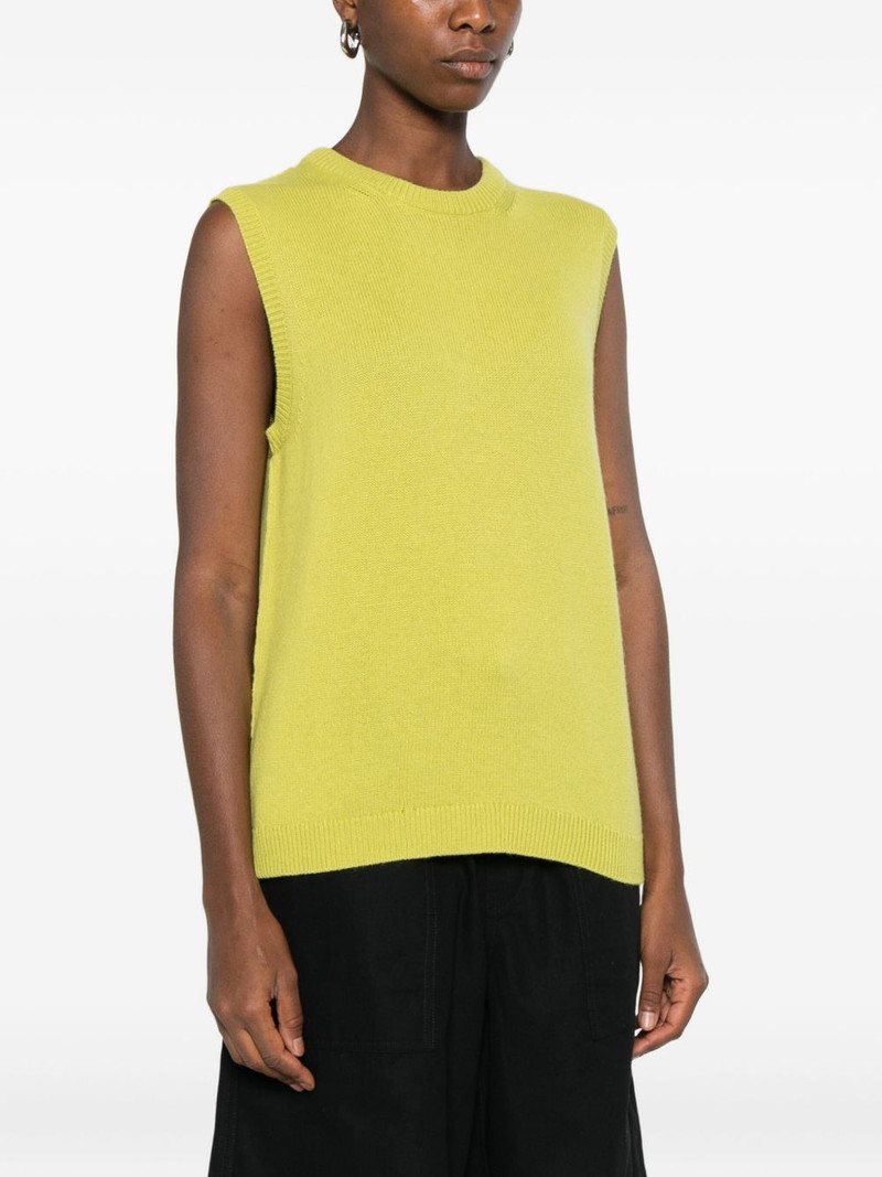 sleeveless wool-cashmere top 3