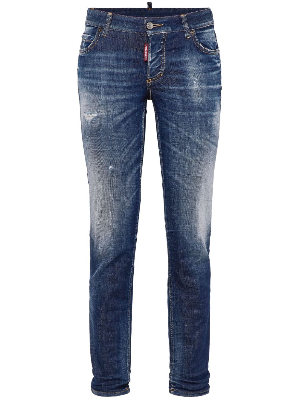 cropped skinny jeans - 1