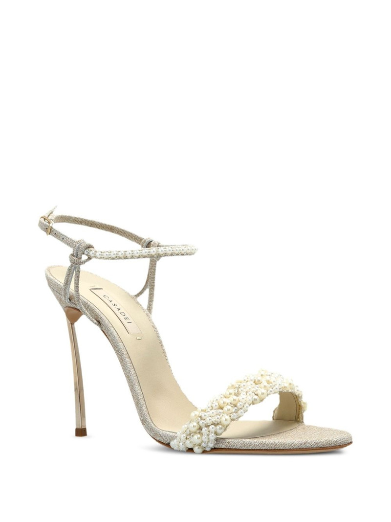 CASADEI 100mm Pearlsway Blade sandals outlook
