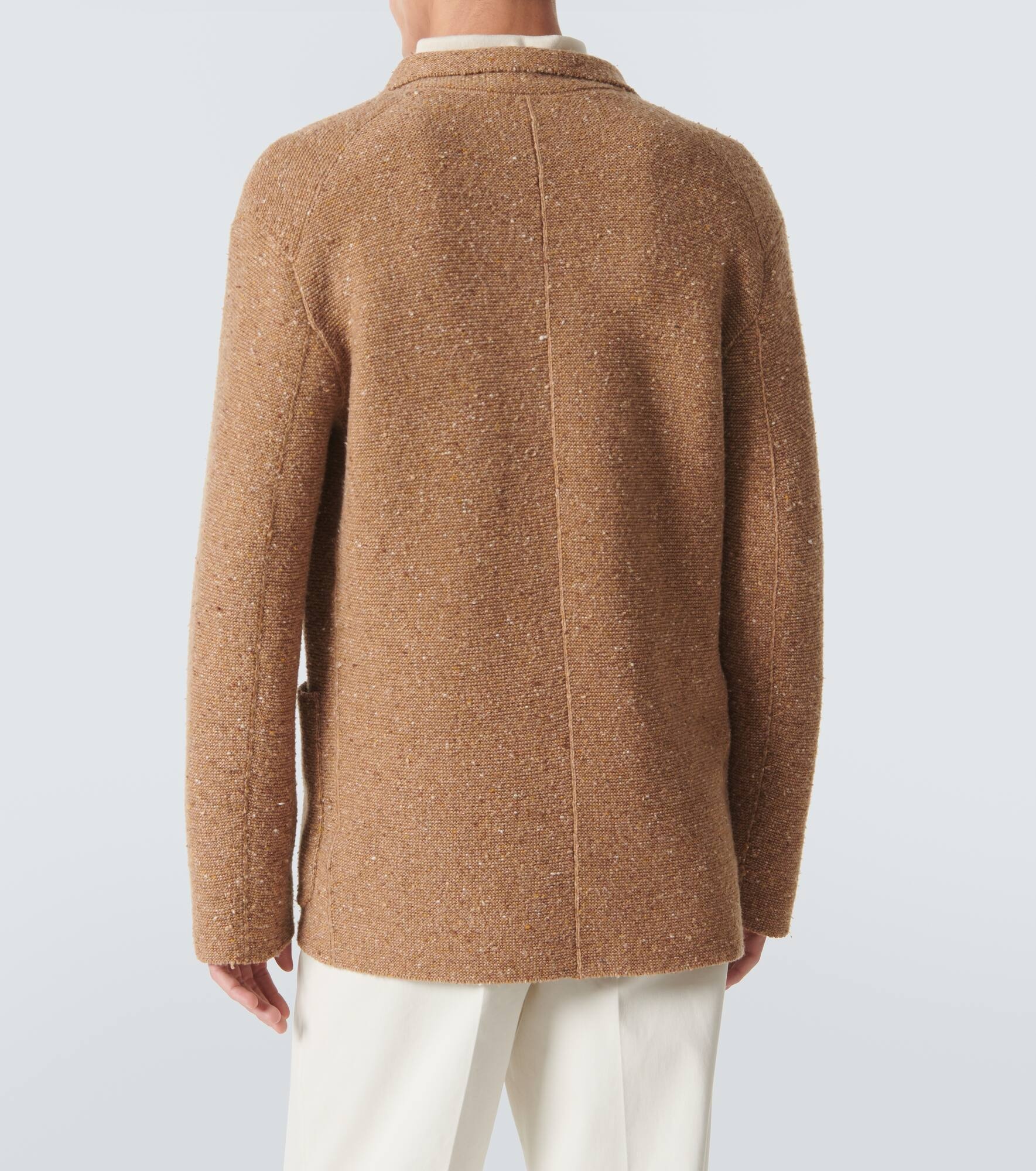 Cashmere and linen cardigan - 4