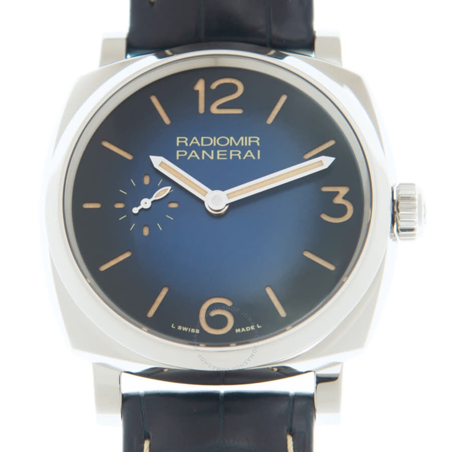 Panerai Radiomir Hand Wind Blue Dial Men's Watch PAM01144 - 2