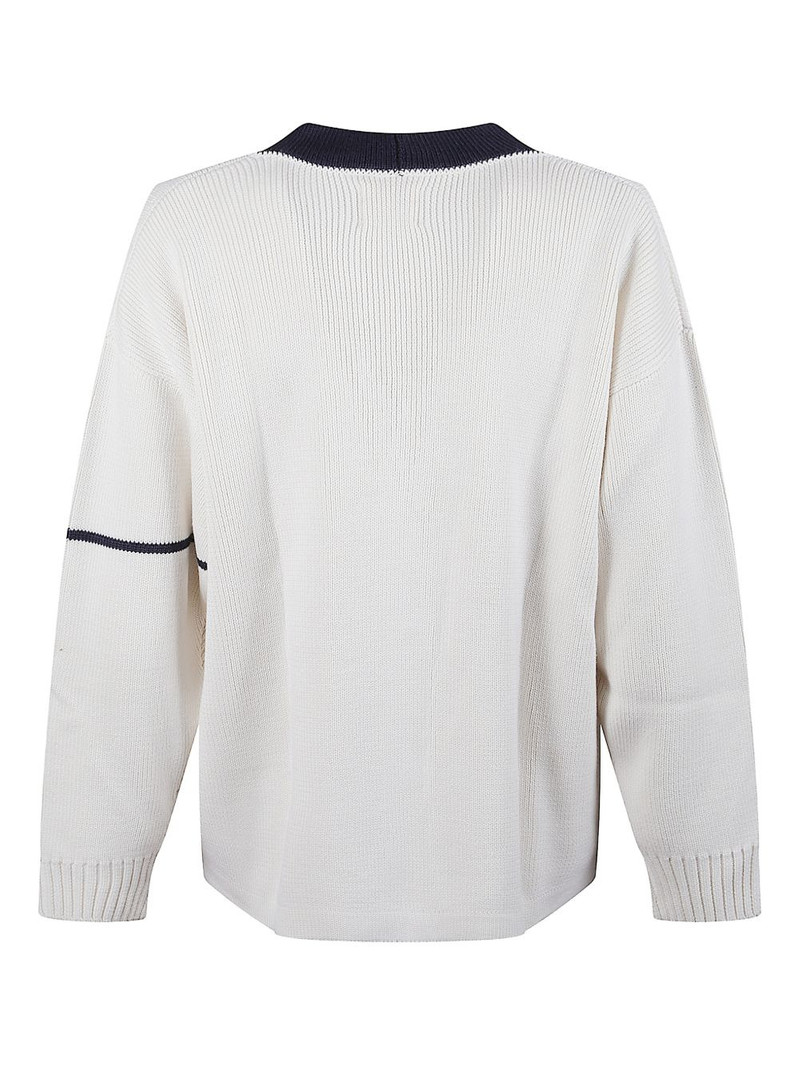 Champion appliqué wool-blend cardigan outlook