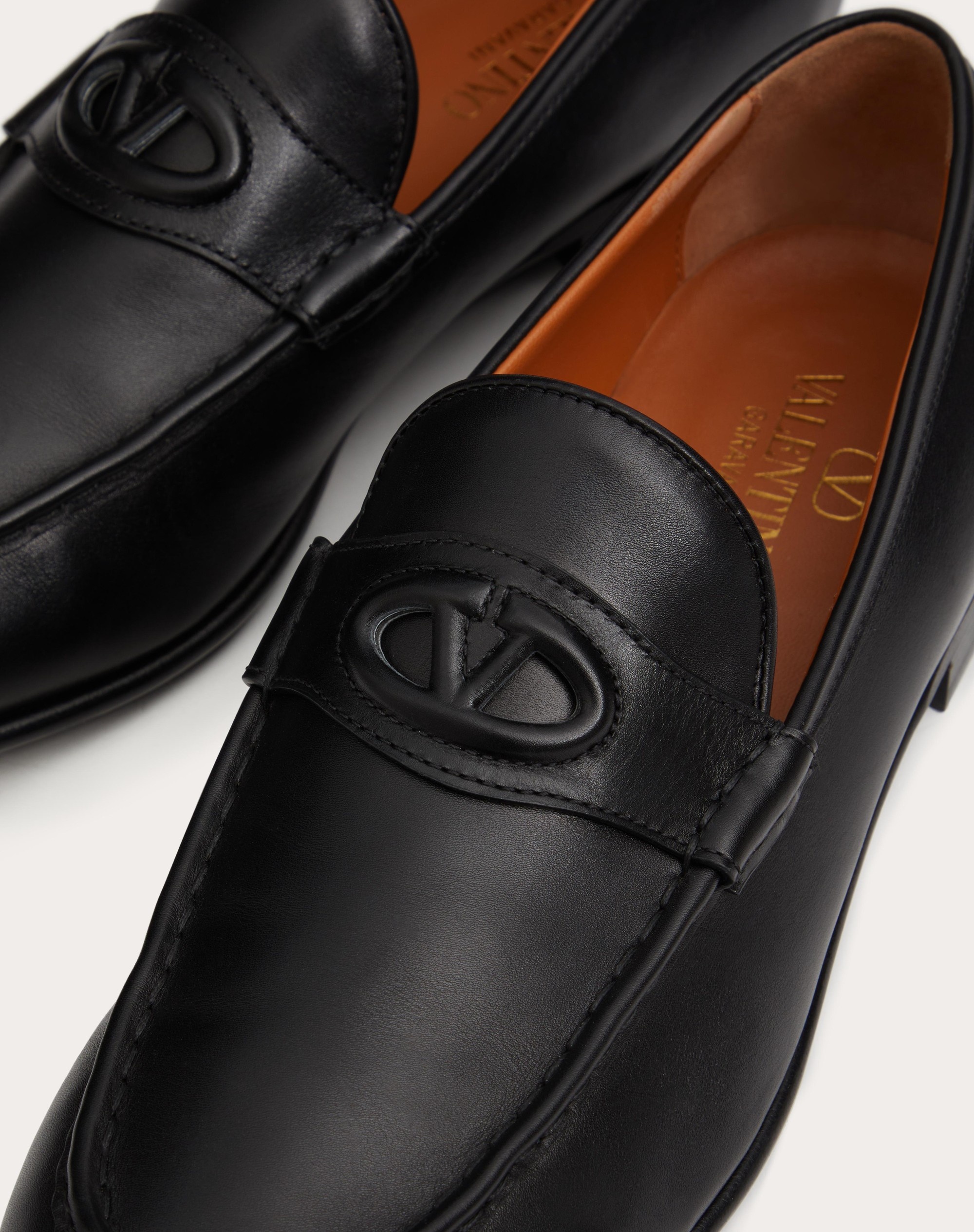 VLOGO THE BOLD EDITION CALFSKIN LEATHER LOAFER - 5