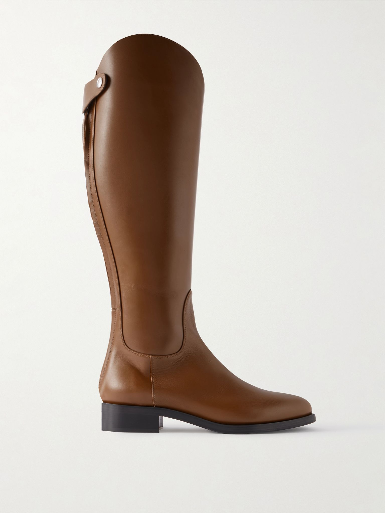 Hector leather knee boots Camel - 1