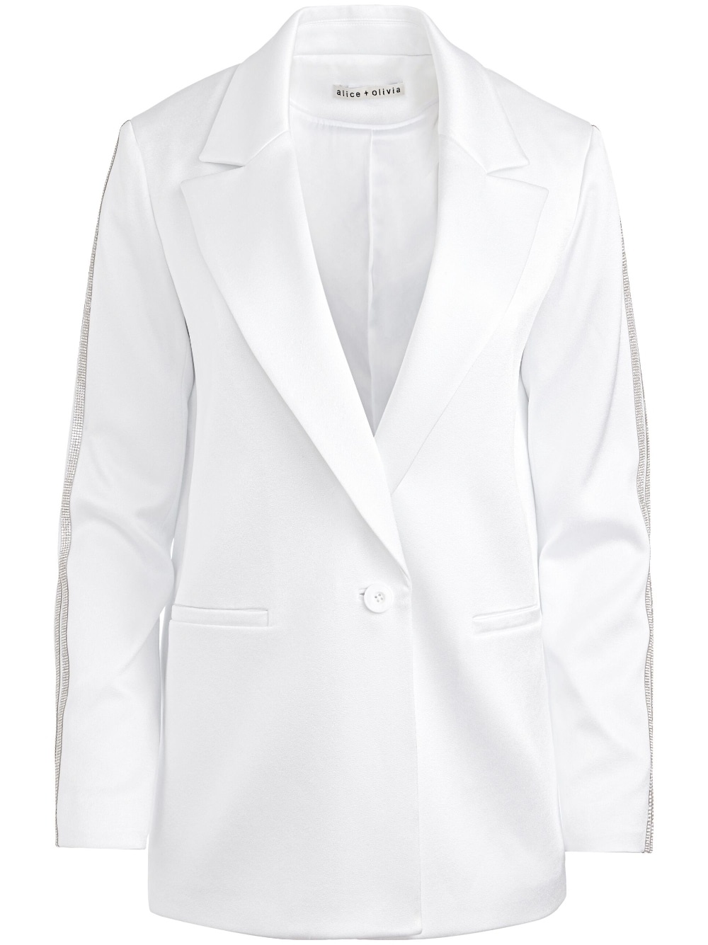 Denny crystal-embellishment blazer - 1