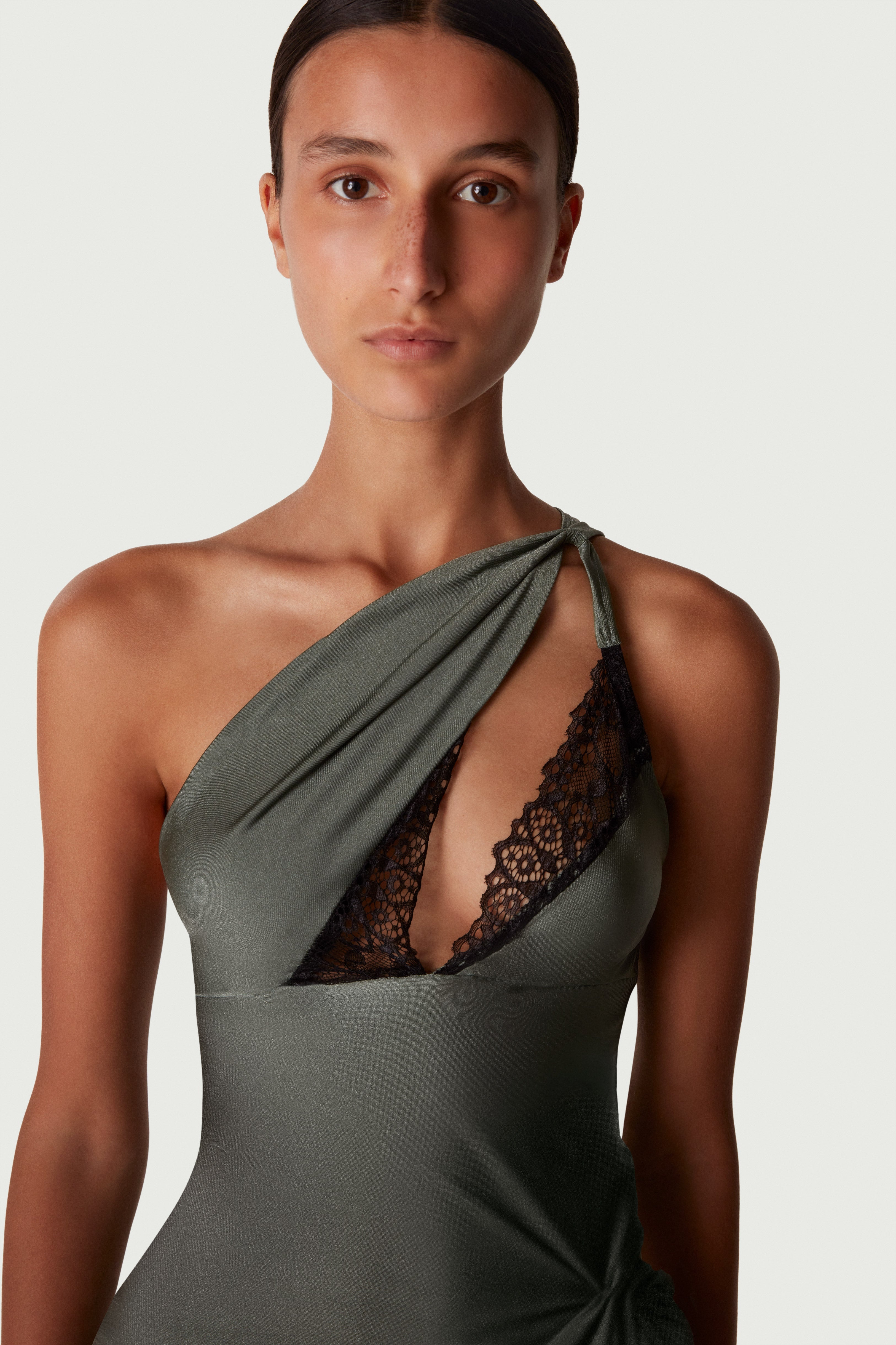 Asymmetric Mini Dress - 2