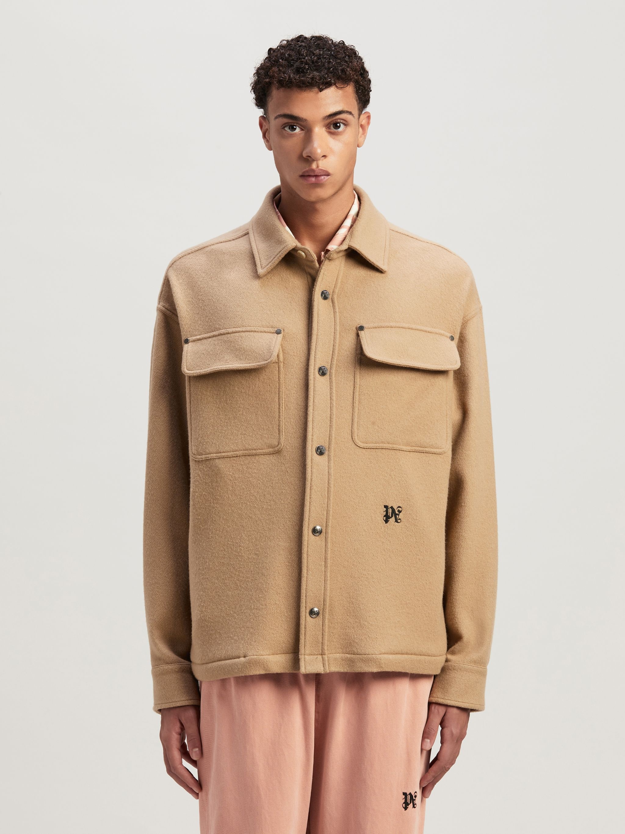 Monogram Pockets Overshirt - 3