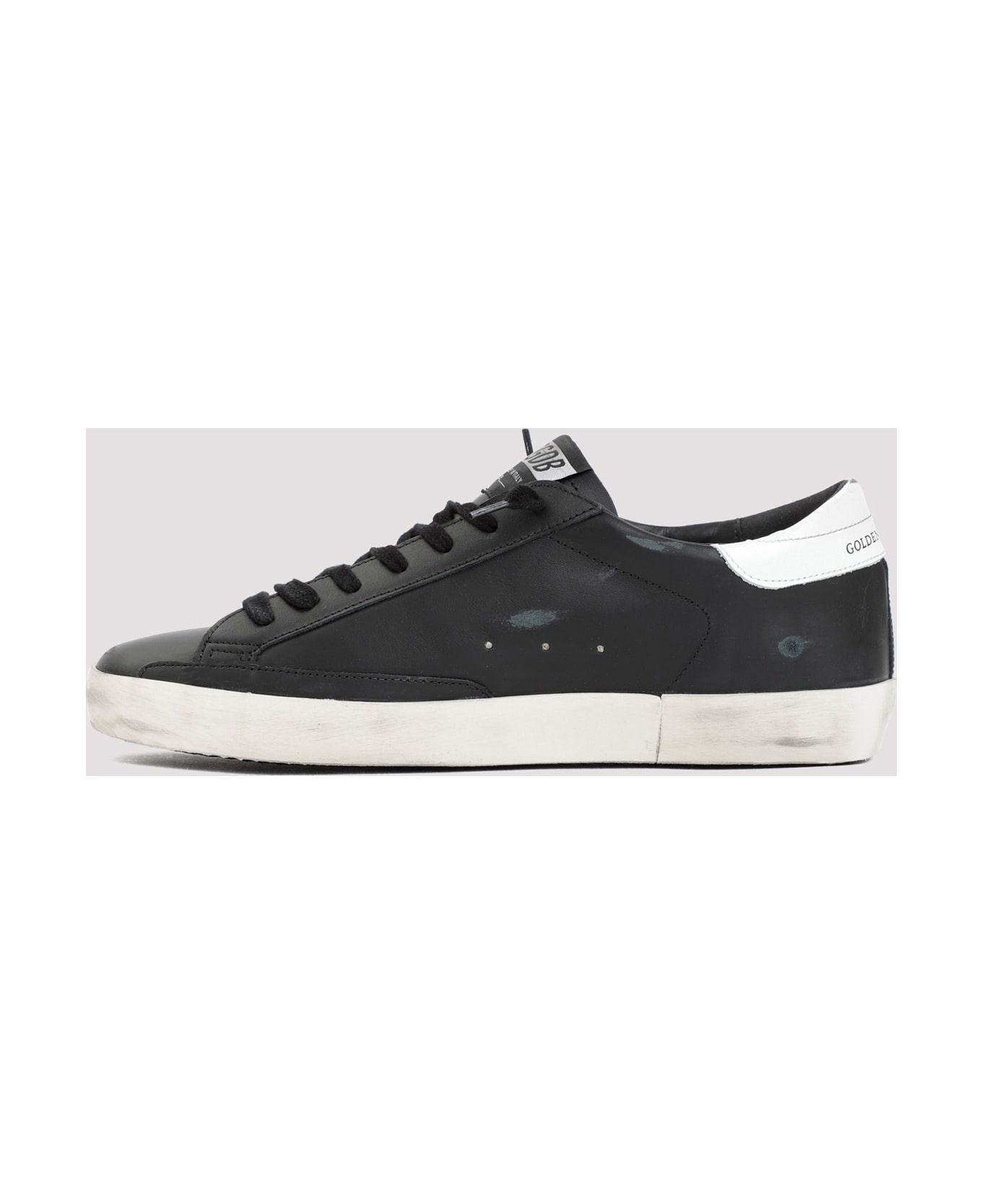 Black 'super Star' Sneakers - 4