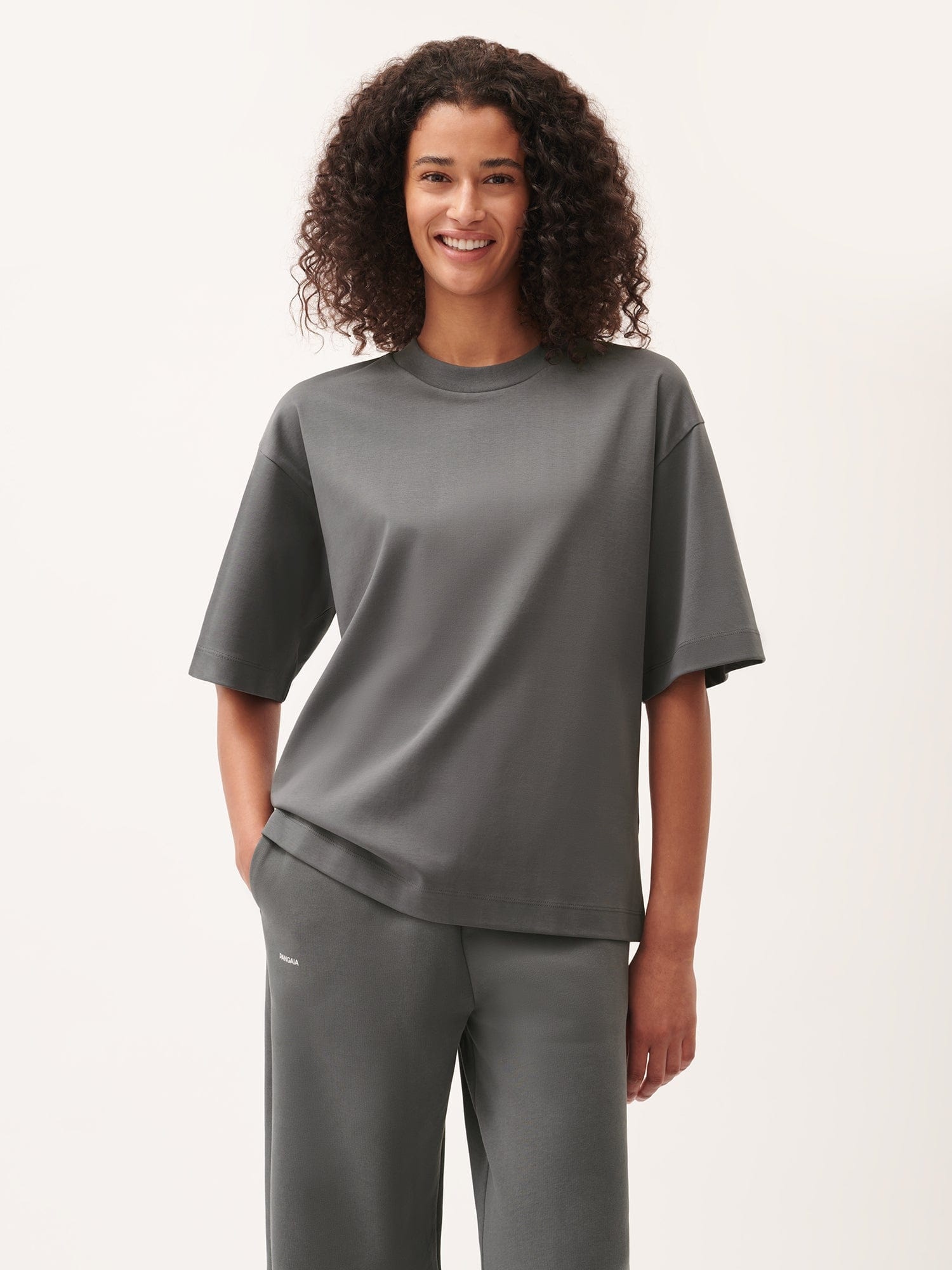 Womens DNA Oversized T-Shirt - Atmosphere Grey - 2