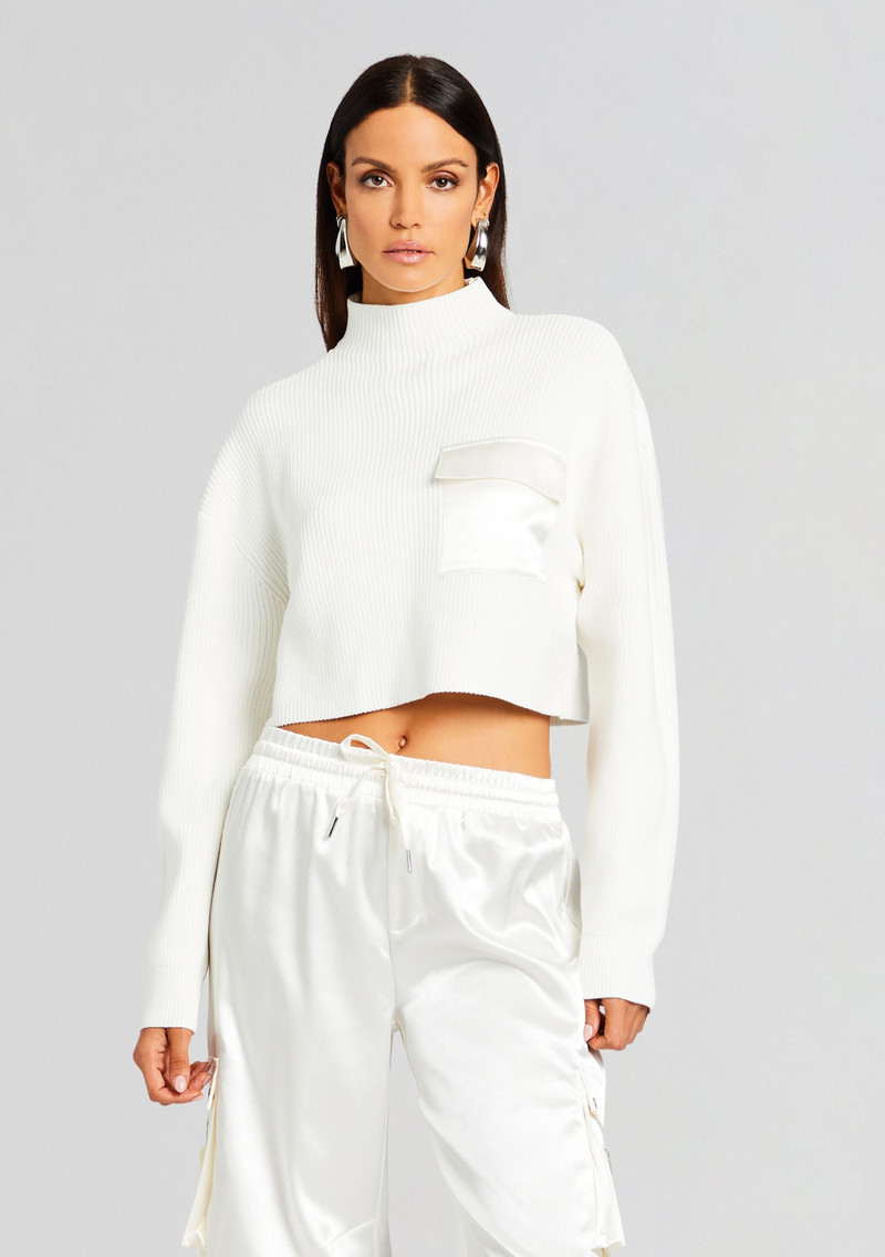 DONNA MID CROPPED SWEATER 1